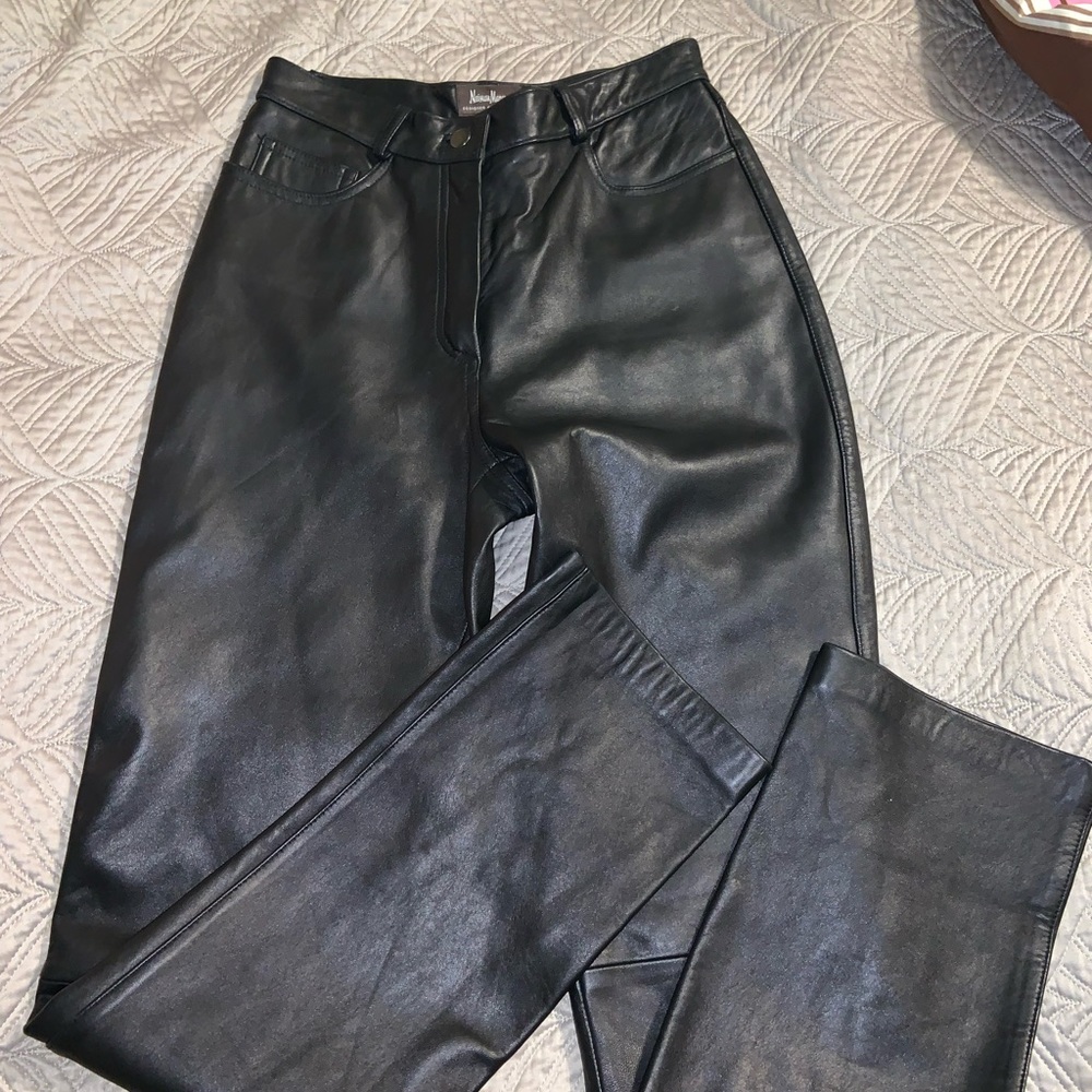 Neiman Marcus Leather Pants